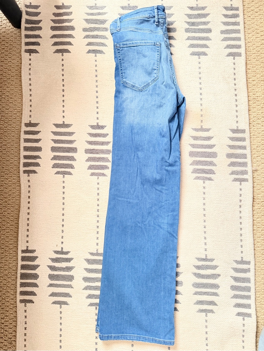 Classic High-Rise Light Blue Wide-Leg Jeans